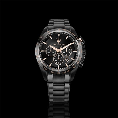 Maserati Traguardo Orologio Uomo, Cronografo, Analogico - 45Mm - 5