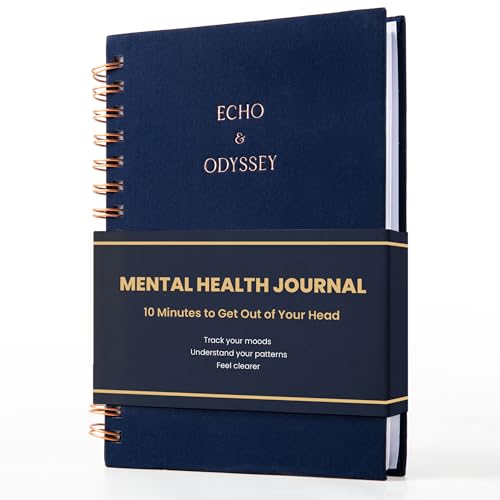 Mental Health Journal for Men & Women – Guided Daily Prompts, Mood Tracker & Reflection for Overwhelm, Stress & Emotional Patterns – Gratitude & Self Help by Growthedge