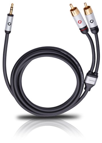 OEHLBACH i-Connect Cable 3.5 mm Jack-2 RCA 5 m negro miniatura 1
