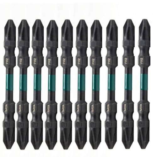 Bit De Impacto Duplo Phillips PH2 65mm 10 Unidades ST59802 - SATA