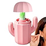 Juego de limpieza para piercings de oreja, eliminación de olores, prevención de obstrucciones, limpiador de agujeros para las orejas con de almacenamiento, para mujeres, hombres y profesionales