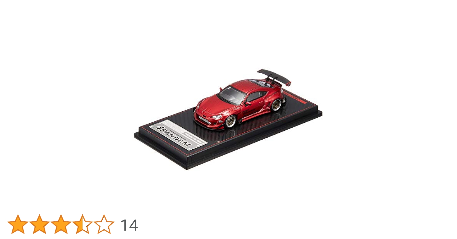 IG 1/64 トヨタ Pandem 86 V3 レッドメタリック 1405 IG1753 PANDEM TOYOTA 86 V3 Red Metallic – ignition model