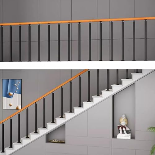 Rampe d'escalier bois pour porche avant et jardin de maison individuelle 85 cm - 8