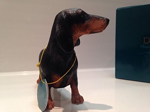 lesser and pavey LP29047 Figure | Standing Dachshunds | 1 Piece-14x5x9 cm Accessory, Black, h8cm
