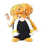 3. Tamaño encantador: la abeja completa mide 20 cm de alto de la cabeza a los pies. Es muy adecuado para colocar en bandejas escalonadas, estantes, alféizares de ventana, como una exhibición o incluso como un regalo de cumpleaños o vacaciones.
