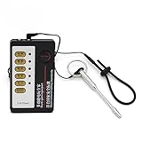 Kutocesy Elektrischer Urethral Plug Mit Verstellbarem Cock Ring Für Männer Edelstahl Penisplug Dilatoren Set Urethra Sound Spielzeug (G)