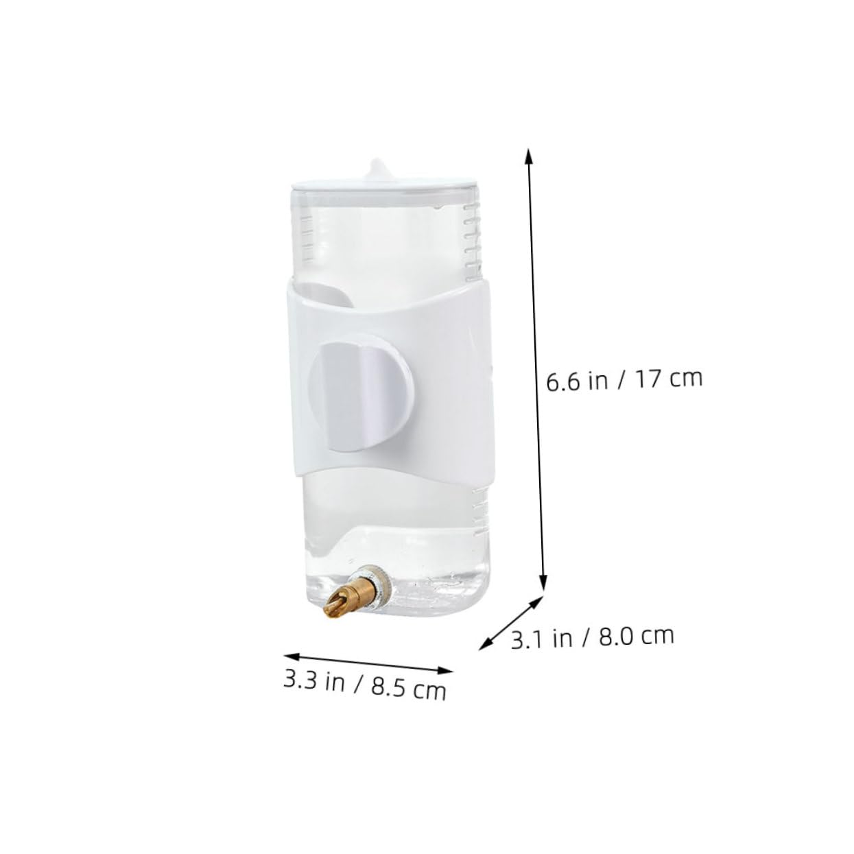 BESPORTBLE 4pezzi Dispenser Per Uccelli Leggera Bevitore Automatico Per Pappagalli e Uccelli Da Gabbia Design Pratico e Resistente Accessorio Per Animali Domestici Facile Da Installare e