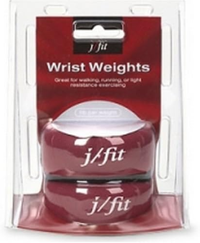 J Fit suave muñeca Pesos, par (Pack de 2)