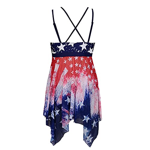 cinnamou Tankini Damen Zweiteiliger Badeanzug High Waist Bikini Swimsuit Hohe Taille Bikinihose Großen Größen Badeshorts Neckholder Strap Badeanzug Bikini Oberteil Beach Swimsuit Strandkleidung-5