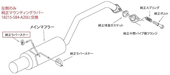 Amazon | HKS 自動車用スポーツマフラー サイレントハイパワー