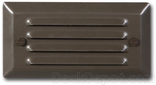 Aurora Deck LightingPyxis Recessed Step Riser Light, 6W LED, Bronze