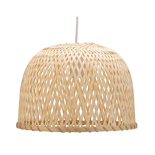 Luminaria colgante de techo para lámpara E27, modelo de bambú beige 48201