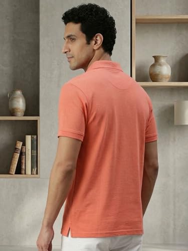 Image of Lux Cozi Men's Polo T-Shirt Regular Fit Half Sleeves with Pocket | Cotton Blend Polo Neck Collar T-Shirt for Men | Casual, Office Comfortable Breathable T-Shirt | Stylish Plain Tee