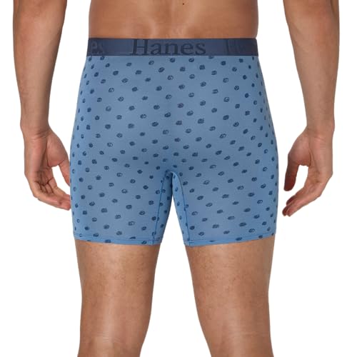 Hanes Originals Supersoft Boxer Briefs, Viscose from Bamboo Men's Underwear, Solids & Prints, 3-Pack3