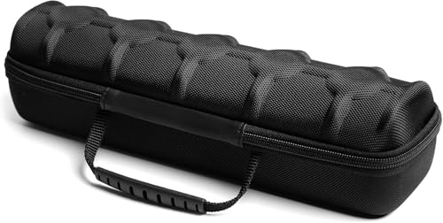 Image of Travel Watch Case Organizer Watch Box With Zipper Heavy Duty Portable Travel Friendly Case Fits all Wristwatches & Smart Watches Up To 60MM Compatible for Apple Watch (Black,5 Slots)