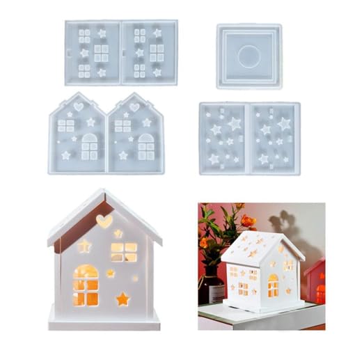 Moules en résine silicone pour décoration de table de fêtes et vacances