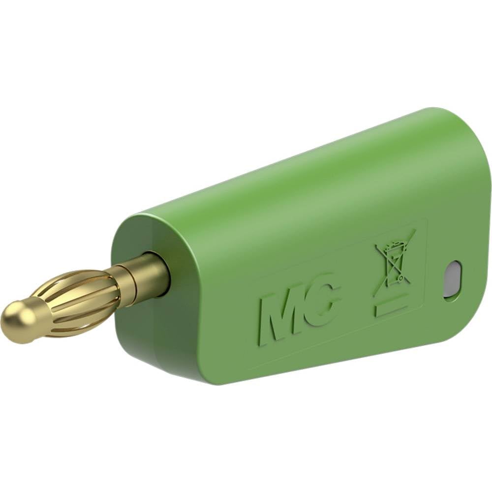 Stäubli LQ-4A-39 - Conector de laboratorio (diámetro: 4 mm), color verde