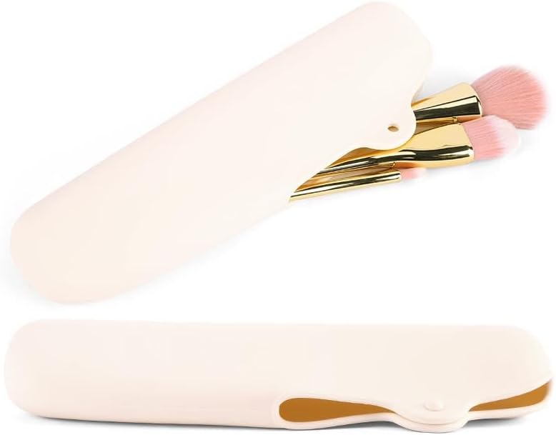 Onlineforu lTDUltimate Silicone Makeup Brush Case, Cream