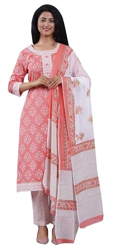 Kurta pantalon ensemble en coton supérieur au design ethnique et finitions soignées