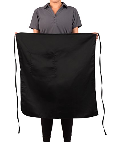 Black Full Bistro Apron, 30 Inch #TOP3