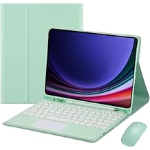Keyboard Case for Samsung Galaxy Tab S6 Lite 10.4" 2024/2022/2020- Multi-Touch Trackpad, Detachable Wireless Keyboard Folio Tablet Case,Green
