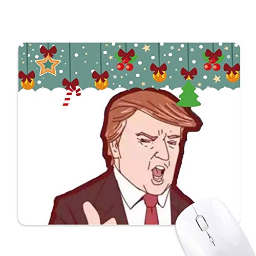 Tapis de souris américain président anti-glisse pour tapis de Noël