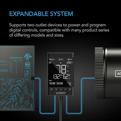 AC Infinity Controller 79, Temperature Humidity Outlet Controller, WiFi App - image 5