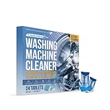 Washing Machine Cleaner Descaler Tablets - (24 Tablets, 1 Year Supply) Eco-Friendly Deep Cleaning Ta