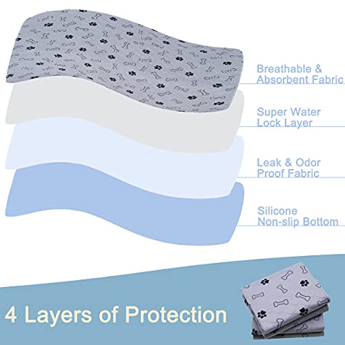 Paw Jamboree Reusable Washable Pee Pads For Dogs Large Puppy Pee Pads Washable Washable Puppy Pads Dog Pee Pads Extra Large Dog Washable Pads 35"X41"(Pack Of 2) #TOP4