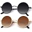 B29-black Frame Gradient Black Lens + Gold Frame Gradient Brown Lens