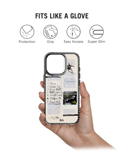 Image of DailyObjects Flipster Stride 2.0 Magnetic Case Cover Compatible with iPhone 16 Pro Max | Wireless Charging Slim Back Cover | 2 Layer Edge Protection & Shockproof