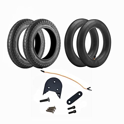 Kit Ruedas de 10 Pulgadas compatible con Patinete Xiaomi m365 y Pro, cámaras aire de ruedas la Pieza Levanta el Guardabarros y el Caballete (Kit-10P) Cover