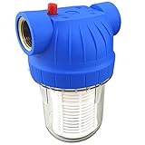 5 Zoll Schmutzfilter mit 1x Siebfiltereinsatz 150 Mikron.