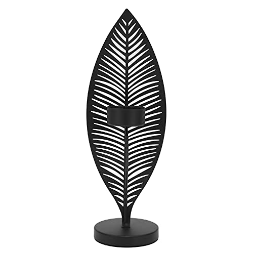 Candlestick Holders, Leaf Shaped Candle Holder Metal Retro Flower Shaped Taper Candle Holder for Dinner, Party, Wedding Decor, Living Room