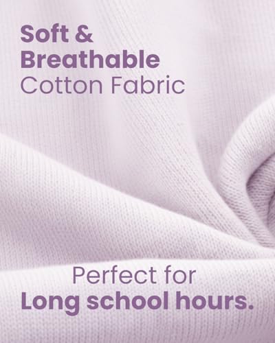 Image of Lily Chic Lightly Padded Camisole for Girls | Ages 8-16 Yrs | Soft Cotton Slips | Covers Nipple Buds | Perfect Under Uniforms & Top | Pack of 2