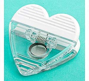 Perfectly Plain Collection Heart Shaped Memo Clip Favors (100)