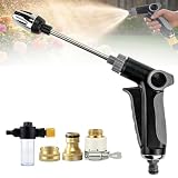 2026 New Power Jet Water, Turn Any Hose Into A High-Pressure Water Cleaning Jet, Heavy Duty Garden Hose...