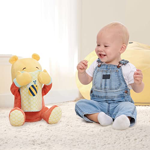 Disney Baby Hide-and-Seek Winnie The Pooh Interactive Plush, Kids Toys for Ages 09 Month by Just Play by Disney - Image 2