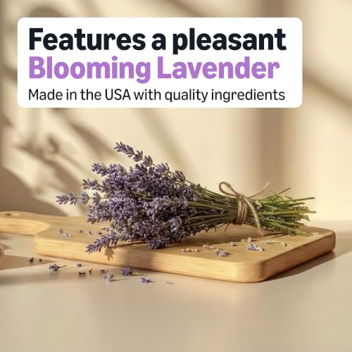 Amazon Basics Automatic Spray Air Freshener Refill, Blooming Lavender, 6.2 Ounce, Fits Most Glade and Air Wick Dispensers, Pack of 4 view 3
