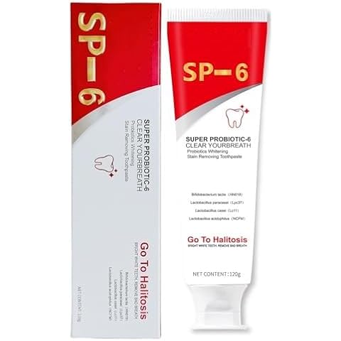 Sp-6 Ultra Whitening Toothpaste, Super Probiotic -6 Toothpaste with Probiotics Oalance Oral Microbiota Deep Cleaning Care Fresh Breath -1Pcs Cover