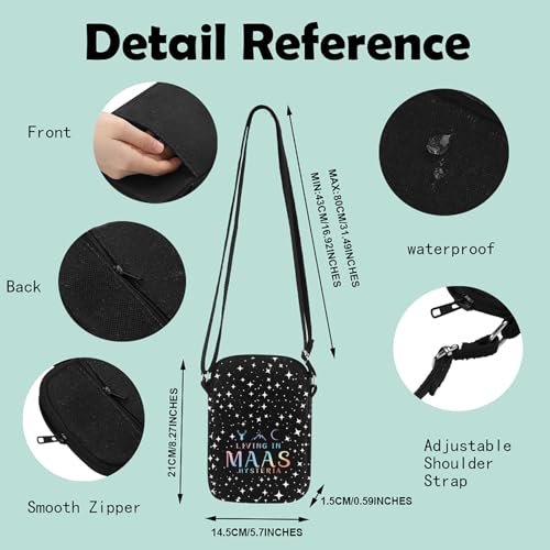 Book Inspired Gift Book Gift Book Merch Living in Maas Hysteria Crossbody Bag for Book Fan2