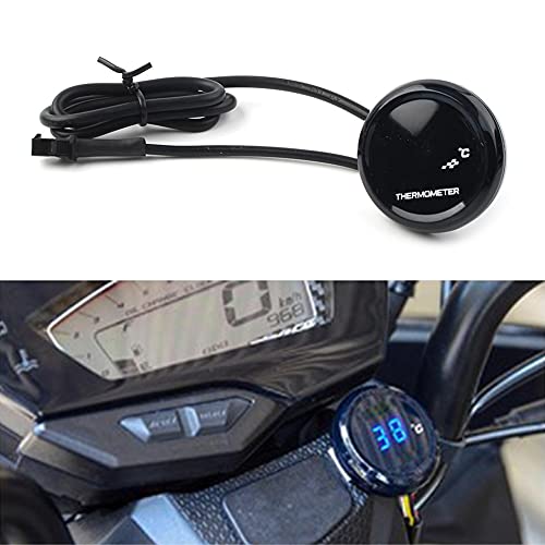 GZYF Motorcycle LCD Digital Gauge, Thermometer Water Temperature Displayer Instrument Universal