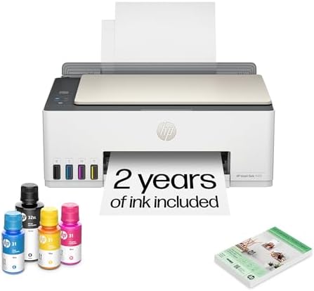 HP Smart Tank 5103 Impressora multifuncional sem fio com 2 anos d...