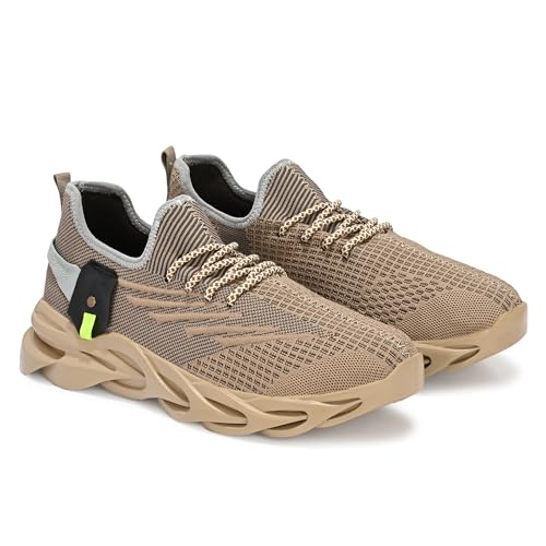 Image of Cruiser Sneaker for Men | Lightweight & Stylish | Breathable Mesh Lace-Up Shoes | Casual Wear, Gym, & Street Style (2644)