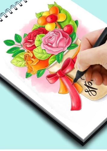 Image of Dual Tip Alcohol Markers Set Of 24 - Touch Cool Double Ended Blendable Sketch Pen With Fine And Chisel Tips | Art Marker Pens For Drawing, Calligraphy, Sketching, And Illustrations | Brush Tip