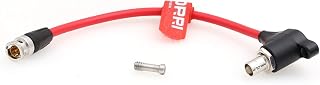 DRRI 3G 6G SDI Protector Cable Galvanic-Isolators BNC Male to Right Angle BNC Female for ARRI Mini,RED Komodo