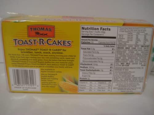 Thomas' Toast-R-Cakes Corn Muffins, (2)- Packages Of 6Ct. #TOP1