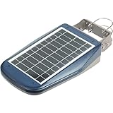 Wagan 1,000 Lumens Outdoor LED Solar Street Light Waterproof Motion Detected Area Light with Remote Control, El- 8576-2
