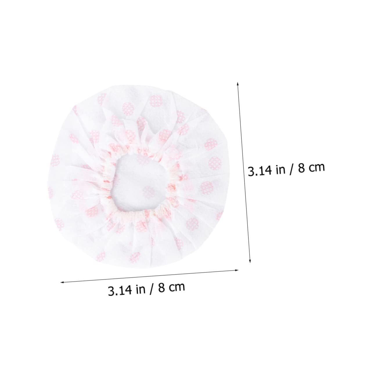 Toddmomy 100Pcs Microphone Covers Thin Non Woven Protectors for Ktv Conference and Interviews Elastic Wind Noise Reduction Easy to Install