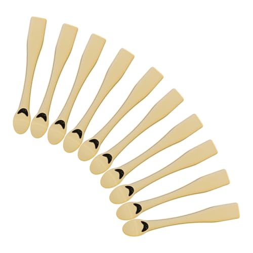 Alipis Cucharas Para Mascarillas Faciales y Cremas Cosméticas Abs 10 Piezas Aplicador Práctico Para Cuidado Piel Mujer Uso En Belleza y Muestras Uniformes